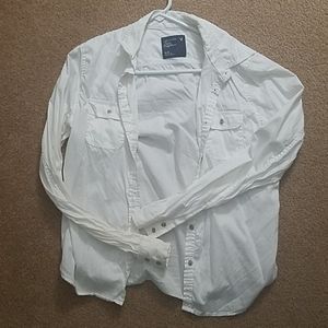 American Eagle white bottom front top